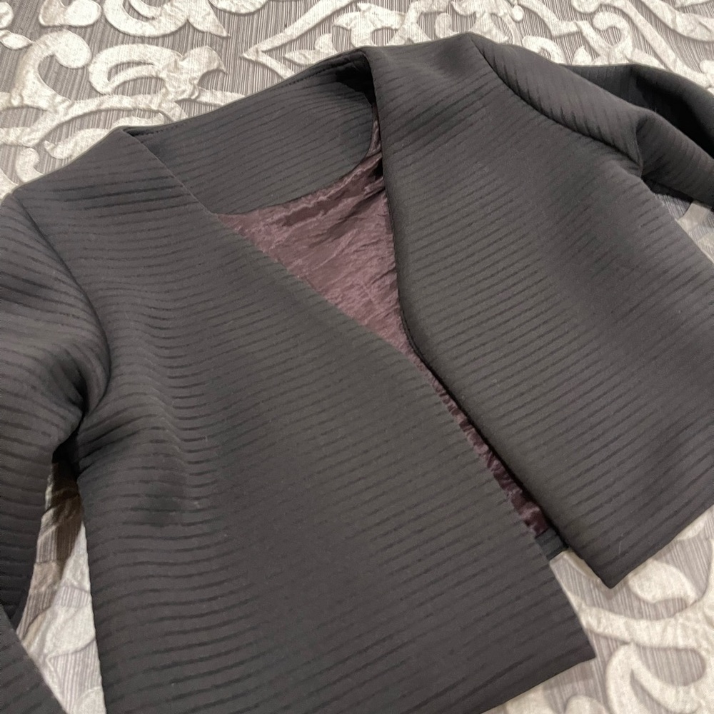 Cropped oversized jacket - Picture 4 of 6